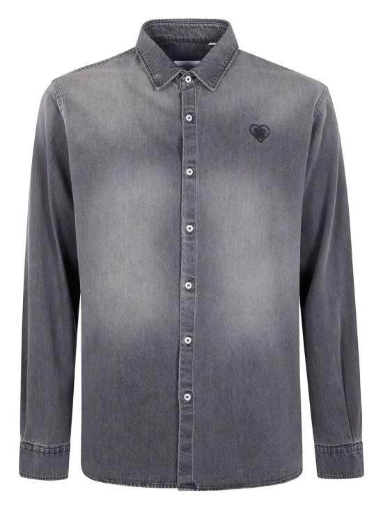 25FW 패밀리퍼스트 밀라노 긴팔 셔츠 SHS2504 BLACK - FAMILY FIRST MILANO