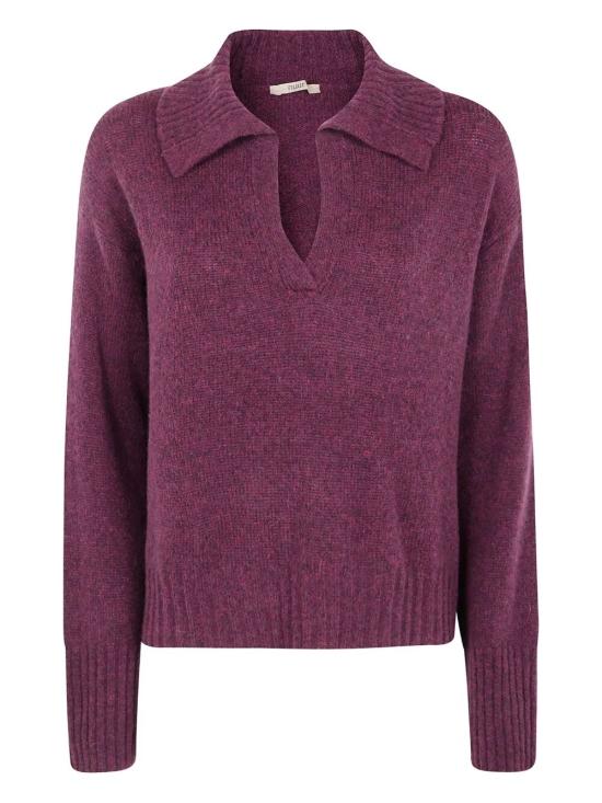 25FW 누어 폴로 티셔츠 253F36004 F3636 BORDEAUX - NUUR