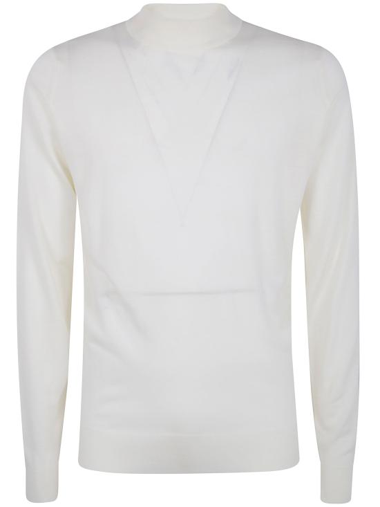 25FW 존스메들리 터틀넥 HARCOURT SNOW WHITE - JOHN SMEDLEY