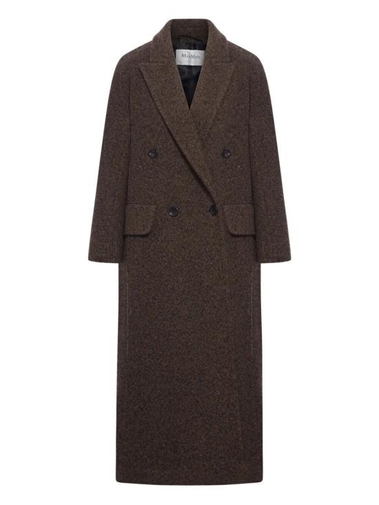 25FW 막스마라 아르코 버진울 코트 2521016443600 003 BLACK DARK CACHA