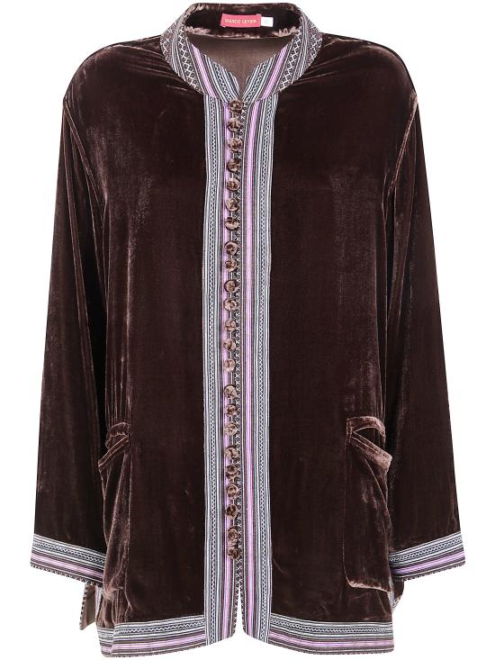 25FW 비앙코 르브랭 수트 자켓 J451 V20 VELVET PLAIN BROWN