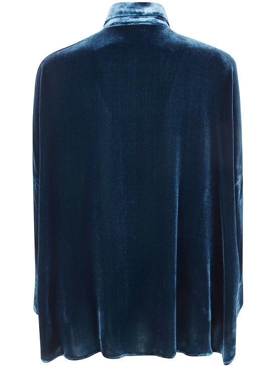 25FW 비앙코 르브랭 셔츠 S424 V52 VELVET PLAIN EMERALD - BIANCO LEVRIN