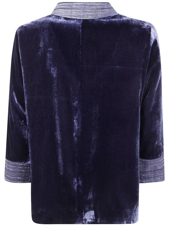 25FW 비앙코 르브랭 수트 자켓 J462 V70 VELVET PLAIN NIGHT BLUE - BIANCO LEVRIN