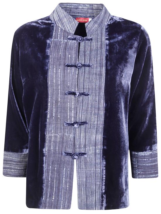 25FW 비앙코 르브랭 수트 자켓 J462 V70 VELVET PLAIN NIGHT BLUE