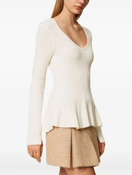 25FW 트윈셋 스웨터 252TT3141 00282 SNOW - TWINSET