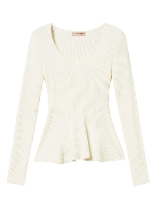 25FW 트윈셋 스웨터 252TT3141 00282 SNOW - TWINSET