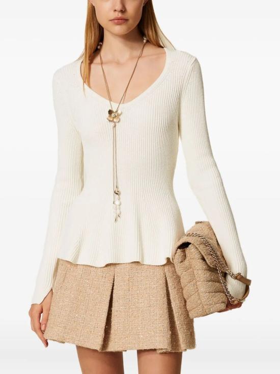 25FW 트윈셋 스웨터 252TT3141 00282 SNOW - TWINSET