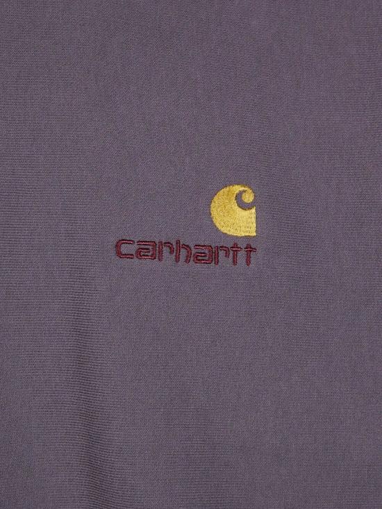 25FW 칼하트 WIP 하프 집 아메리칸 스크립트 스웨트셔츠 I027014 - CARHARTT WIP