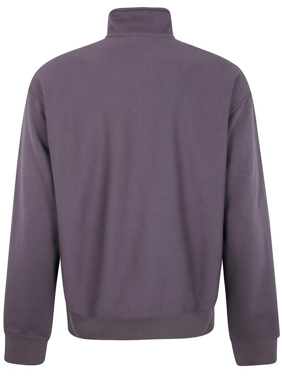 25FW 칼하트 WIP 하프 집 아메리칸 스크립트 스웨트셔츠 I027014 - CARHARTT WIP