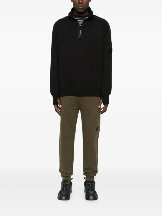 25FW 씨피 컴퍼니 스웨터 19CMSS153A 005086W 999 BLACK - C.P. COMPANY