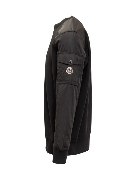 25FW 몽클레어 긴팔 티셔츠 K20918G0004989A8F 999 NERO - MONCLER