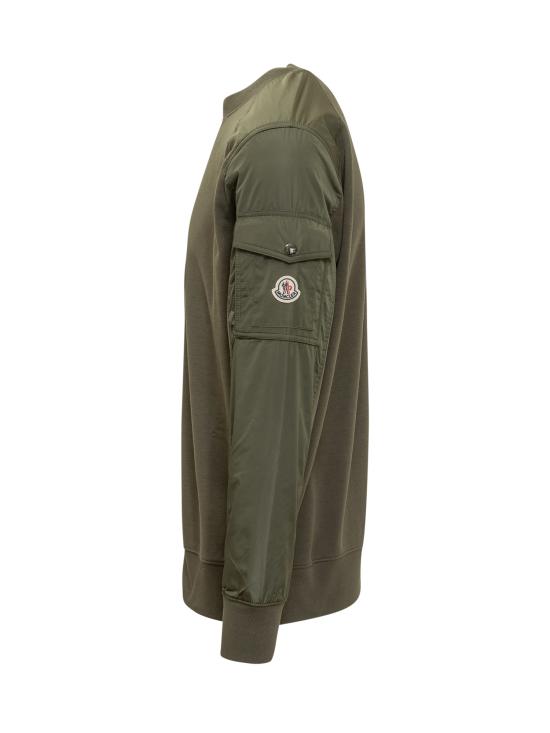 25FW 몽클레어 긴팔 티셔츠 K20918G0004989A8F 889 VERDE - MONCLER