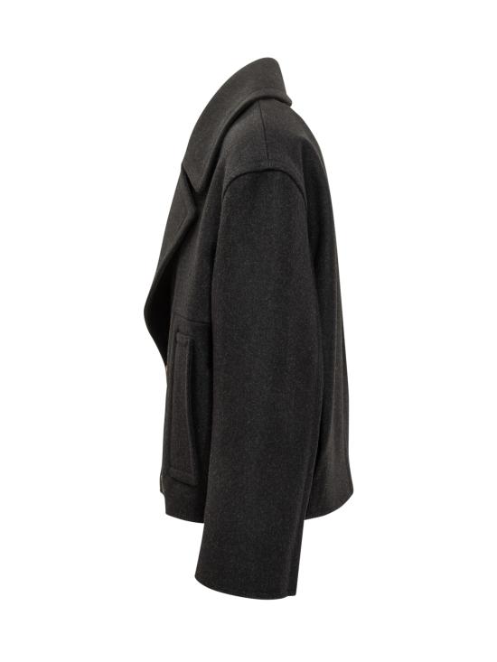 25FW 랑방 트렌치 코트 RMCO00096120H25 18 ANTHRACITE - LANVIN