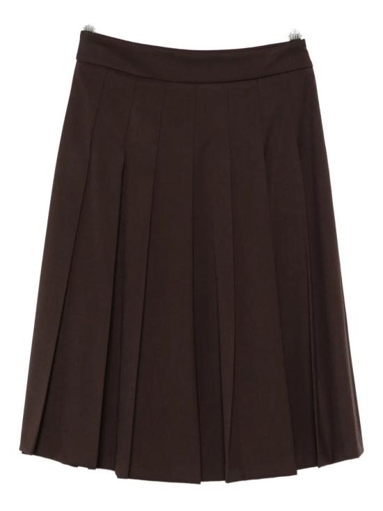 25FW 닥터 호프 숏 스커트 4041 F 4338 690 DARK BROWN - DR HOPE