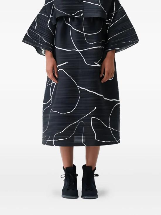 25FW 플리츠플리즈 롱 스커트 PP58JG694 15 BLACK - PLEATS PLEASE