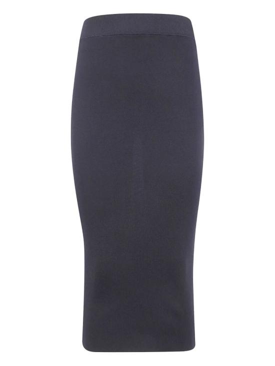 25FW 엔타이어 스튜디오 미디 스커트 UNW2511074BL BL BLACK - ENTIRE STUDIOS