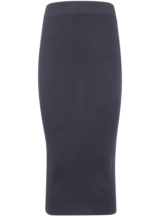 25FW 엔타이어 스튜디오 미디 스커트 UNW2511074BL BL BLACK