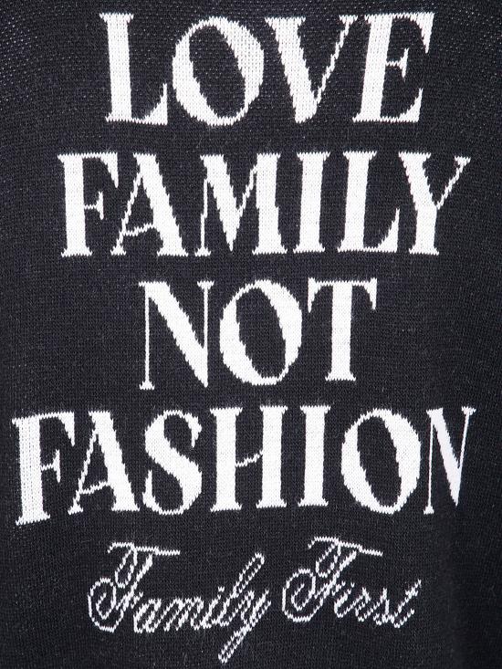 25FW 패밀리퍼스트 밀라노 스웨터 SWF2502 BLACK - FAMILY FIRST MILANO