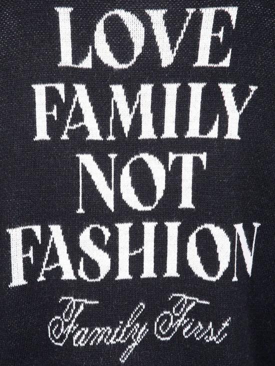 25FW 패밀리퍼스트 밀라노 스웨터 SWF2502 BLACK - FAMILY FIRST MILANO