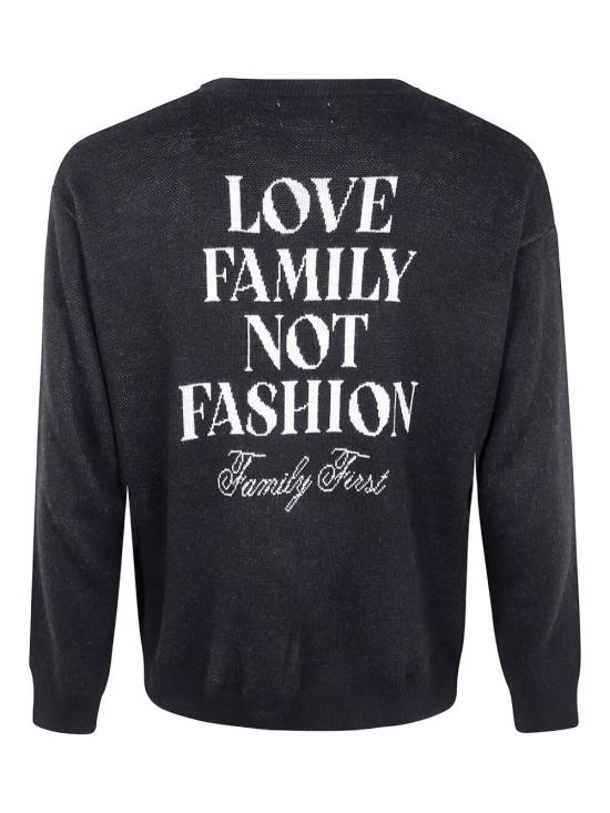25FW 패밀리퍼스트 밀라노 스웨터 SWF2502 BLACK - FAMILY FIRST MILANO