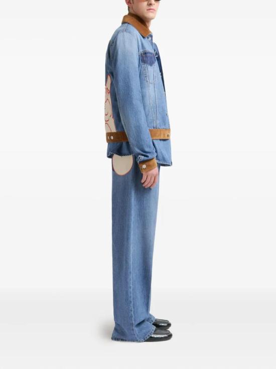 25FW 마르니 긴팔 셔츠 CUJU0061QSUSCY4400B96 DEEP BLUE - MARNI