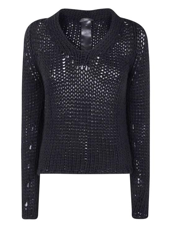 25FW 사피오 스웨터 N25 AGNEAU BLACK - SAPIO