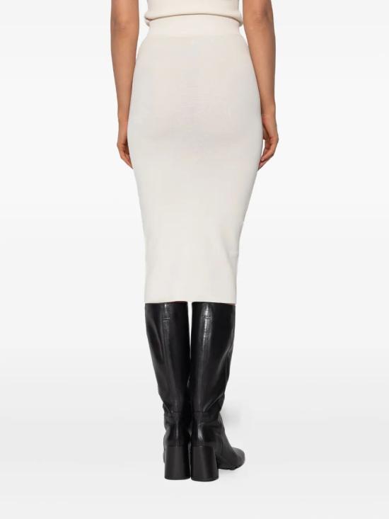 25FW 엔타이어 스튜디오 미디 스커트 UNW2511074OW OW OFF WHITE - ENTIRE STUDIOS