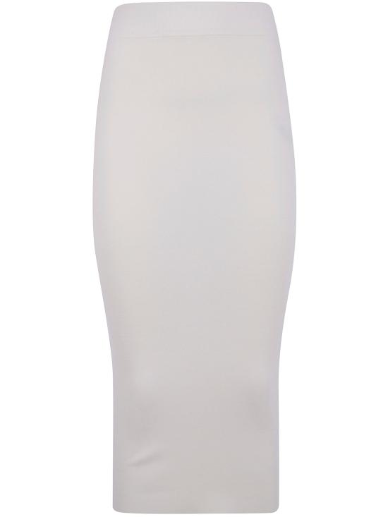 25FW 엔타이어 스튜디오 미디 스커트 UNW2511074OW OW OFF WHITE