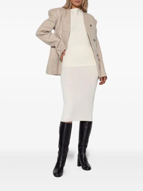 25FW 엔타이어 스튜디오 미디 스커트 UNW2511074OW OW OFF WHITE - ENTIRE STUDIOS