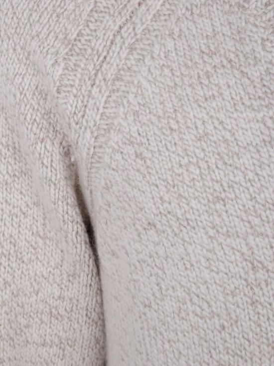 25FW 에르메네질도제냐 스웨터 UGB30A2 300 272 NATURAL - ERMENEGILDO ZEGNA