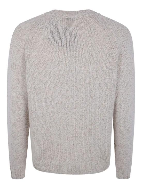 25FW 에르메네질도제냐 스웨터 UGB30A2 300 272 NATURAL - ERMENEGILDO ZEGNA