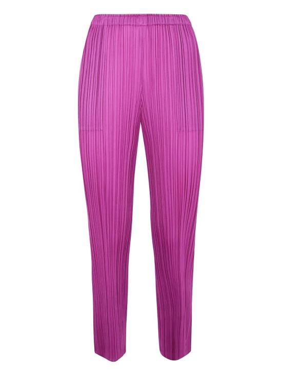 25FW 플리츠플리즈 스트레이트 팬츠 PP58JF134 85 MAGENTA - PLEATS PLEASE