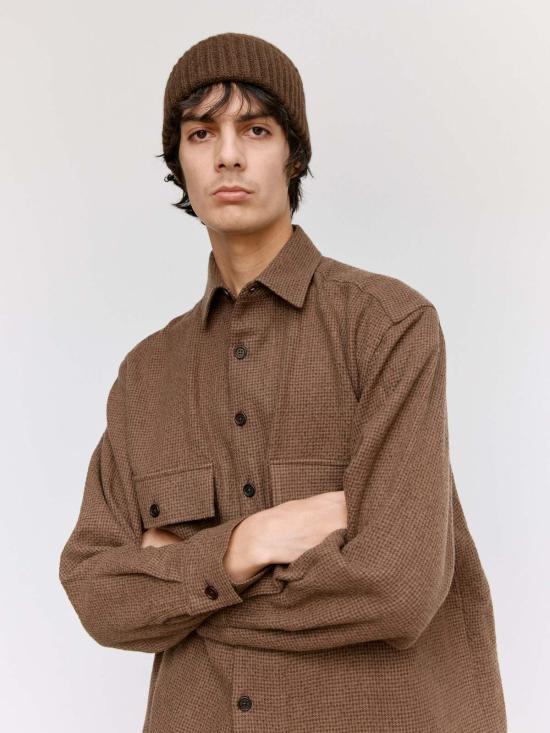  Evan Kinori 긴팔 셔츠 에반 키노리 빅