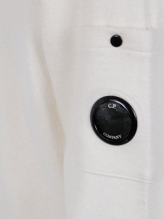 25FW 씨피 컴퍼니 스웨터 19CMKN198A 110468A 103 GAUZE WHITE - C.P. COMPANY