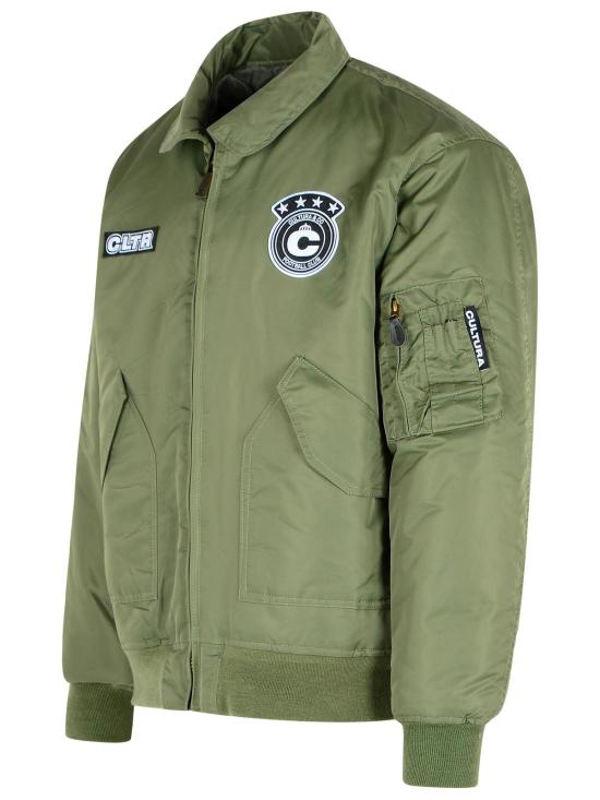 25FW 쿨투라 봄버 자켓 BB001GREY Green - CULTURA