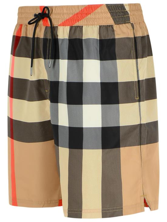 26SS 버버리 체크 스윔팬츠 8112682A7028 Beige - BURBERRY