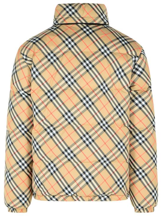 25FW 버버리 리버시블 체크 스노우든 푸퍼 자켓 8110189B9368 Beige - BURBERRY