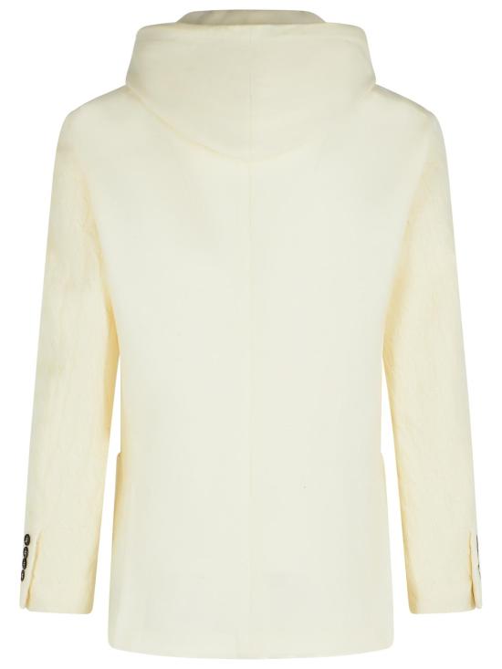 25FW 일레븐티 수트 자켓 L75GIAK13 TES0L17801 01 Cream - ELEVENTY