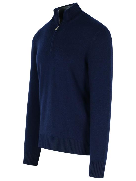 25FW 그랑싸쏘 집업 니트 23125 15521598 Blue - GRAN SASSO