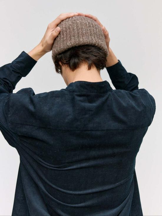  Evan Kinori 긴팔 셔츠 Pinwale 코듀로이 팝오버 - OTHER BRANDS