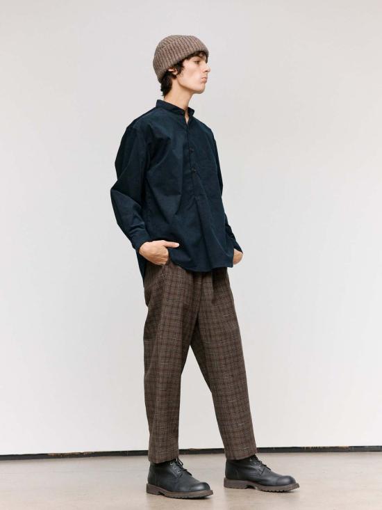  Evan Kinori 긴팔 셔츠 Pinwale 코듀로이 팝오버 - OTHER BRANDS