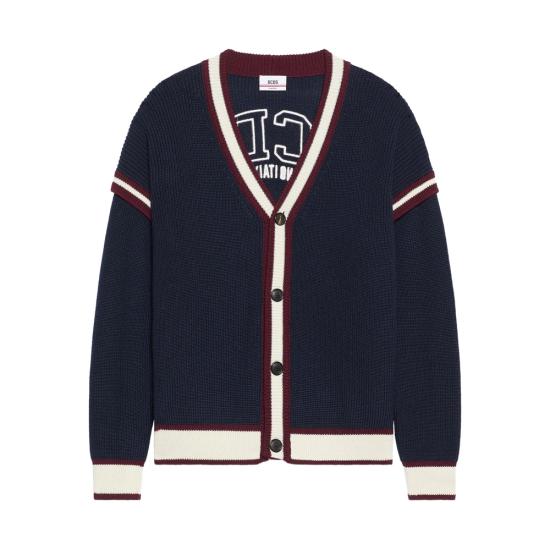 25FW 지씨디에스 가디건 B2EM1800KI3 BLUE