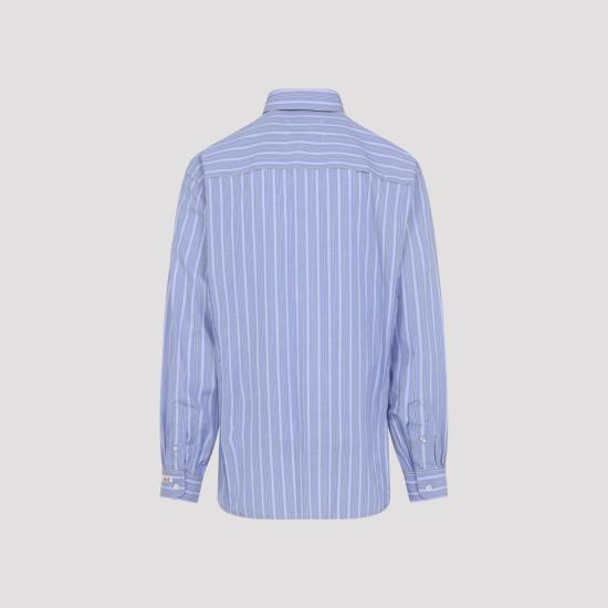 25FW 마르지엘라 긴팔 셔츠 S67DT0021 M35625 002 BLUE - MAISON MARGIELA