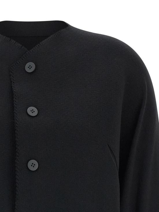 25FW 이세이 미야케 스웨터 IM58KO35415 Black - ISSEY MIYAKE