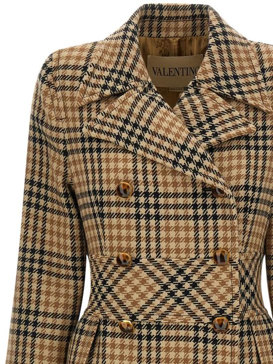 25FW 발렌티노 가라바니 코트 B0CA7Z09RAZ5F BROWN - VALENTINO GARAVANI