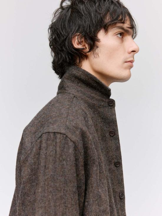  Evan Kinori 긴팔 셔츠 에반 키노리 빅  투 - EVAN KINORI