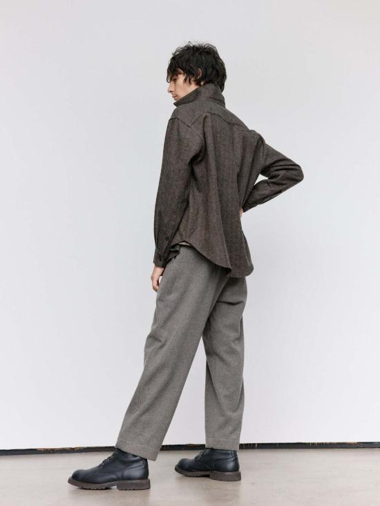  Evan Kinori 긴팔 셔츠 에반 키노리 빅  투 - EVAN KINORI