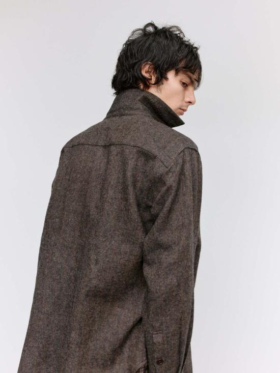  Evan Kinori 긴팔 셔츠 에반 키노리 빅  투 - EVAN KINORI