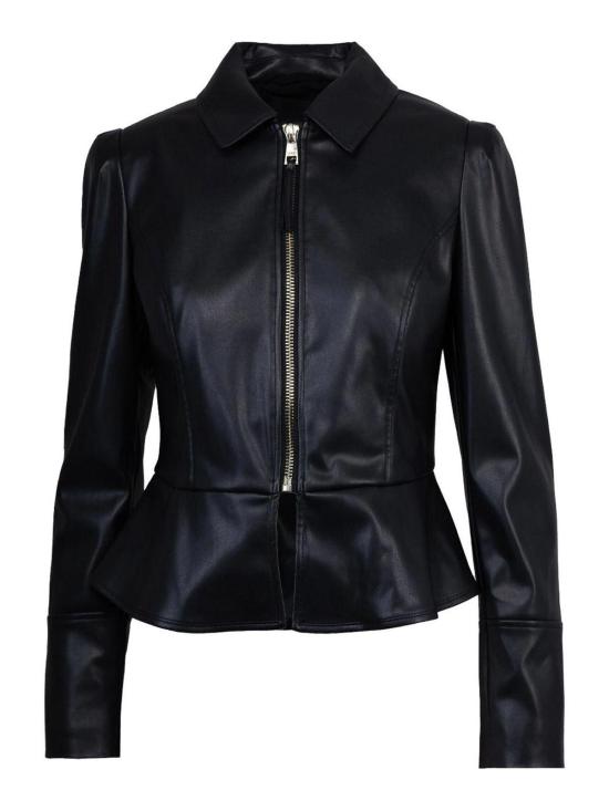  리우조 가죽 자켓 CF5203E062422222 Black