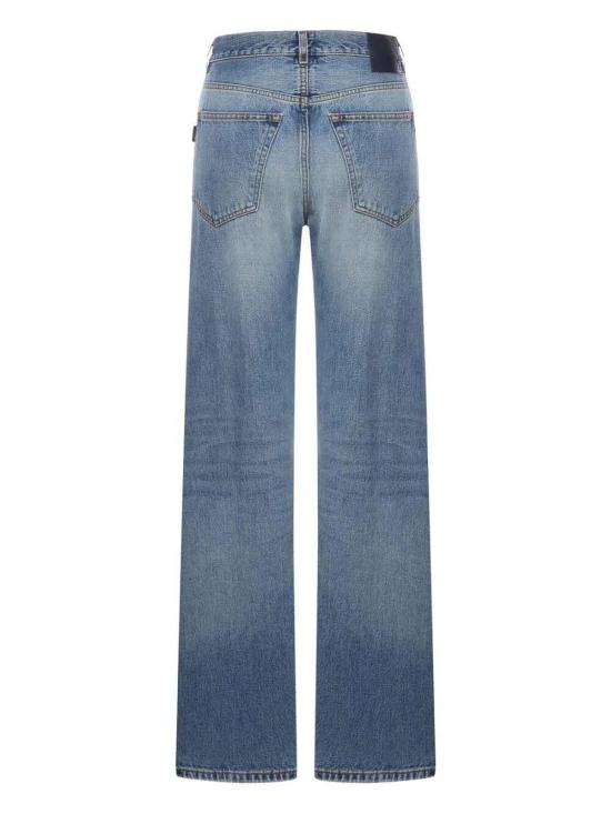 25FW 하이쿠레 스트레이트 팬츠 HEW03330DF106L0892L0892 Blue - HAIKURE